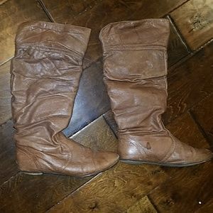 Steve Madden candence slouch brown cognac boot 8